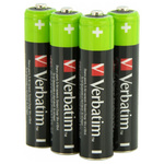 Verbatim Akumulator NiMH AAA 950mAh      Premium HR03 4szt czarny/black 49514