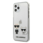 KARL LAGERFELD KLHCP12MCKTR IPHONE 12/12 PRO 6,1" HARDCASE TRANSPARENT KARL & CHOUPETTE