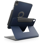 Etui UNIQ Rovus Snapmount Magnetic 360   Rotating Detachable do iPad Air 11" (M2/M3) / iPad Air 10.9" (2022/2020) granatowy
