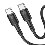 Kabel USB C do USB C Hoco PD 3A 60W 1 m X83 czarny