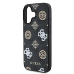 Guess PU 4G Peony MagSafe Case for iPhone 16 Black