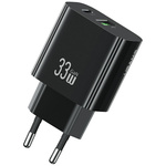 Ładowarka sieciowa USAMS CC317 T65 33W   1xUSB-C 1xUSB-A Fast Charging czarny