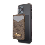 GUESS MAGNETIC CARD WALLET GUWMS4GTLBR BROWN