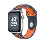 ORYGINALNA OPASKA APPLE NIKE SPORT SILICONE 44/45/46/49MM BLUE FLAME SIZE S/M ORYGINALNA PLOMBA