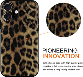 Etui Pnakqil iPhone 17, Leopard