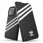 Adidas OR Booklet Case PU iPhone 13 Pro/ 13 6,1" czarno biały/black white 47112