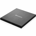 Verbatim Zewnętrzna nagrywarka SlimlineBlu-ray + kabel USB 3.0 czarny/black 43890