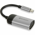 Verbatim Adapter USB-C - VGA             aluminiowy/aluminum 49145