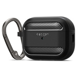 Etui Spigen Rugged Armor na Apple AirPods Pro 1 / 2 - czarny mat
