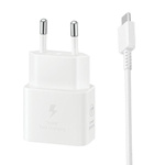 Ład. siec. Samsung EP-T2510XW 25WFast Charge + kabel USB-C/USB-C biały/white