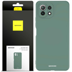 Spacecase Etui Silicone Case Xiaomi Mi 11 Lite dark green