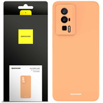 Spacecase Etui Silicone Case Poco F5 Pro orange