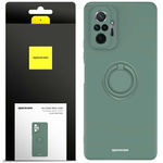 Spacecase Etui Silicone Ring Redmi Note 10 Pro dark green