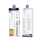 JELLICO kabel KDS-30 Micro USB 3.1A 1M Biały