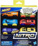 NERF NITRO 6-PACK CARS VARIOUS COLORS
