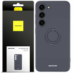 Spacecase Etui Silicone Ring Galaxy S23 black