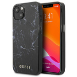 GUESS HARDCASE GUHCP13SPCUMABK IPHONE 13 MINI MARBLE CZARNY