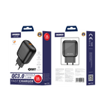 JELLICO ładowarka sieciowa C32 18W 1xUSB QC3.0 + kabel Lightning Czarny