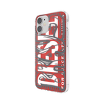 DIESEL SNAP CASE CLEAR IPHONE 12 MINI CZERWONY