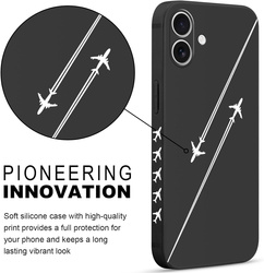 Pnakqil Iphone 17 Case Planes Black