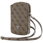 Guess Torebka GUWBZP4GFTSWbrązowy/brown Zip 4G Triangle