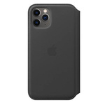 APPLE LEATHER CASE FOLIO MX082ZM / A IPHONE 11 PRO MAX BLACK ORIGINAL SEAL