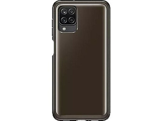 SAMSUNG Soft Cover Clear do Samsung Galaxy A12 Czarny