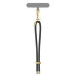 UNIQ Coehl Laurel Handstrap uniwersalny sznurek do telefonu na rękę czarny/black