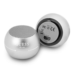 Guess głośnik Bluetooth GUWSALGEGSpeaker mini szary/grey