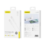 FONENG kabel XS01 USB-C - USB-C PD 60W 1M Biały