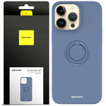 Spacecase Etui Silicone Ring iPhone 14 Pro Max blue