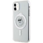 KARL LAGERFELD KLHMN61HFCCNOT IPHONE 11 /XR TRANSPARENT/TRANSPARENT HARDCASE IML CHOUPETTE MAGSAFE