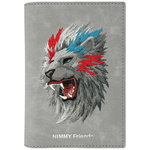 Etui na paszport Nimmy portfel Raptor    Lion szary