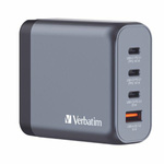 Verbatim Ładowarka sieciowa GaN 140W3xUSB-C/USB-A + Adapter EU/UK/US GNC-140 32203