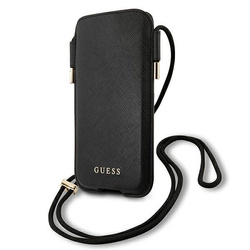 Guess Torebka GUHCP12MSAPSBK 6,1"czarny/black Saffiano