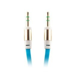 ADAPTER AUDIO JACK 3.5MM AUX BLUE