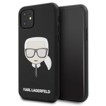 KARL LAGERFELD KLHCN61GLBK IPHONE 11 6,1" / XR CZARNY/BLACK ICONIK EMBOSSED & GLITTER