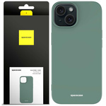 Spacecase Etui Silicone Case iPhone 15 dark green