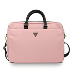 Guess Torba GUCB15NTMLLP 16" różowy/pinkNylon Triangle Logo