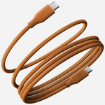 Kabel Energea Helix 60 USB-C do USB-C    magnetyczny 480Mbps 60W 1.5m pomarańczowy
