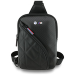 Torebka na telefon BMW Carbon            Pocket&Metal Logo Crossbody czarny