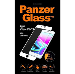 PANZERGLASS PRO TEMPERED GLASS E2E SUPER + IPHONE 6 / 6S / 7/8 / CF WHITE