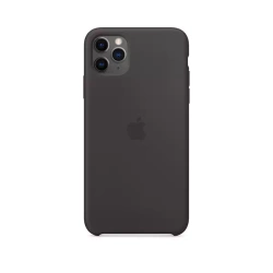 APPLE SILICONE CASE MX002ZM/A IPHONE 11 PRO MAX BLACK OPEN PACKAGE