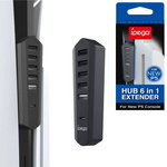 HUB Rozdzielacz 6w1 iPega do Sony PlayStation PS5 Slim Pro