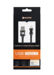 (4842) CABLE USB4 MOCOLO 1M DURABLE LIGHTNING CZARNY