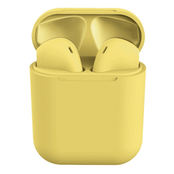 ZESTAW SŁUCHAWKOWY BLUETOOTH TWS INPODS I12 ŻÓŁTY