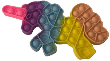 GRA ZABAWKA SENSORYCZNA MAGIC POP IT GAME PUSH BUBBLE UNICORN