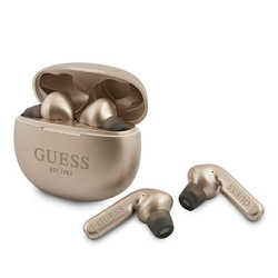Guess słuchawki Bluetooth GUTWS1CGOTWS + stacja dokująca złoty/gold
