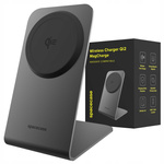 Spacecase Ładowarka indukcyjna Wireless Charger MagCharge Qi2 WM13B space gray