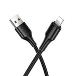 Kabel USB A do Lightning Hoco 2,4A 1 m X120 czarny